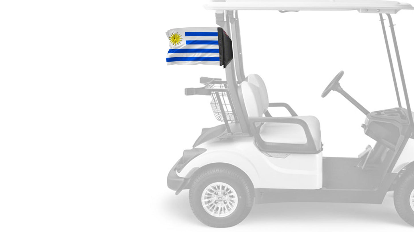 Uruguay 12"x18" Forever Wave Flag