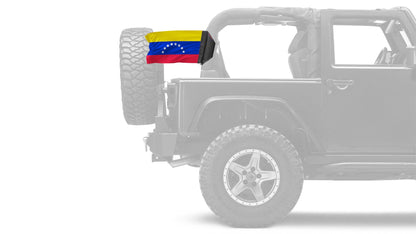 Venezuela 12"x18" Forever Wave Flag for Jeep Wrangler JLU 4-Door 2018-Present