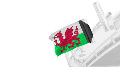 Wales 12"x18" Forever Wave Flag