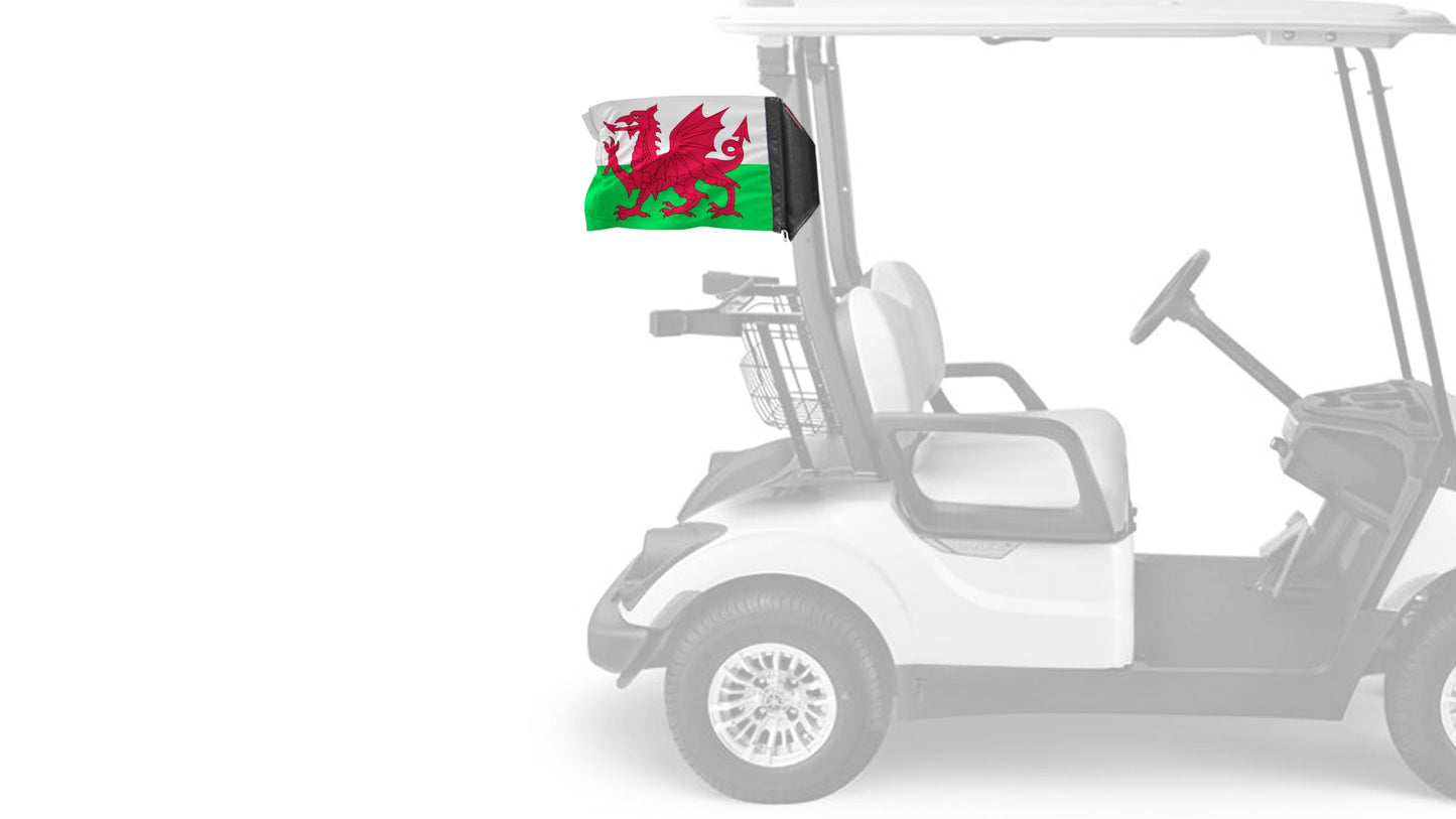 Wales 12"x18" Forever Wave Flag