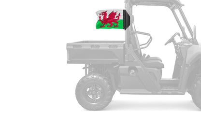 Wales 12"x18" Forever Wave Flag