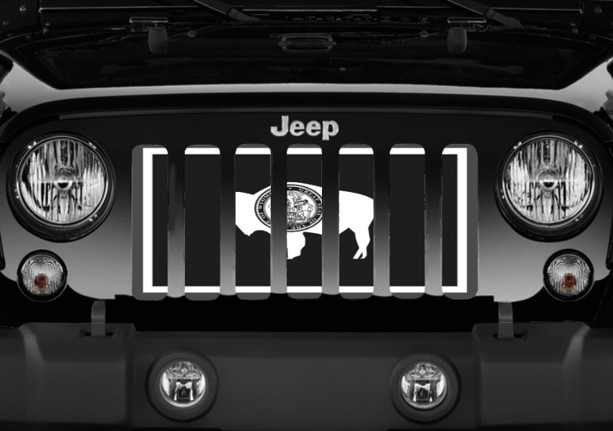 Wyoming Tactical State Flag Grille Insert
