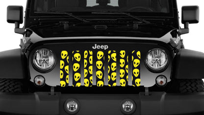 Yellow Aliens Grille Insert