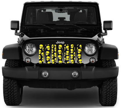 Yellow Aliens Grille Insert