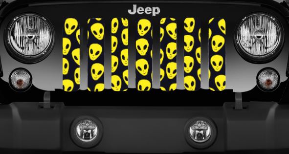 Yellow Aliens Grille Insert