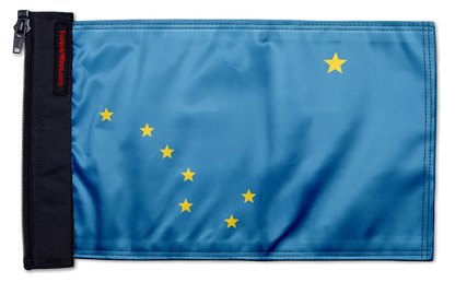 State Flag Alaska 12"x18" Forever Wave Flag for Jeep Wrangler JLU 4-Door 2018-Present