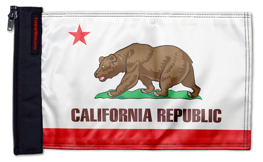 State Flag California 12"x18" Forever Wave Flag