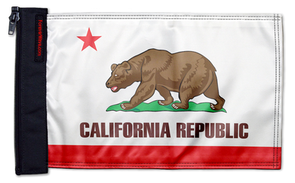 State Flag California 12"x18" Forever Wave Flag for Jeep Wrangler CJ-7 and CJ-8 1976-1986
