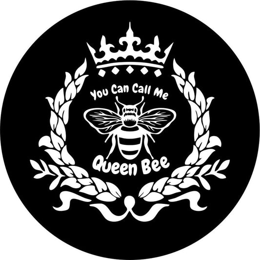 You Can Call Me Queen Bee Spare Tire Cover Design for Jeep, Campers, Broncos & More