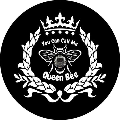 You Can Call Me Queen Bee Spare Tire Cover Design for Jeep, Campers, Broncos & More