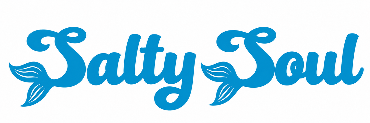 Salty Soul Windshield Banner- Ice Blue