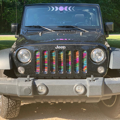 Mermaid Scales Rainbow Grille Insert