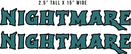 Nightmare Pair- 2.5x15