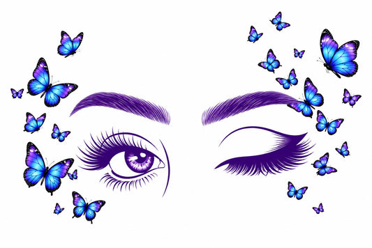 Custom Winking Butterfly