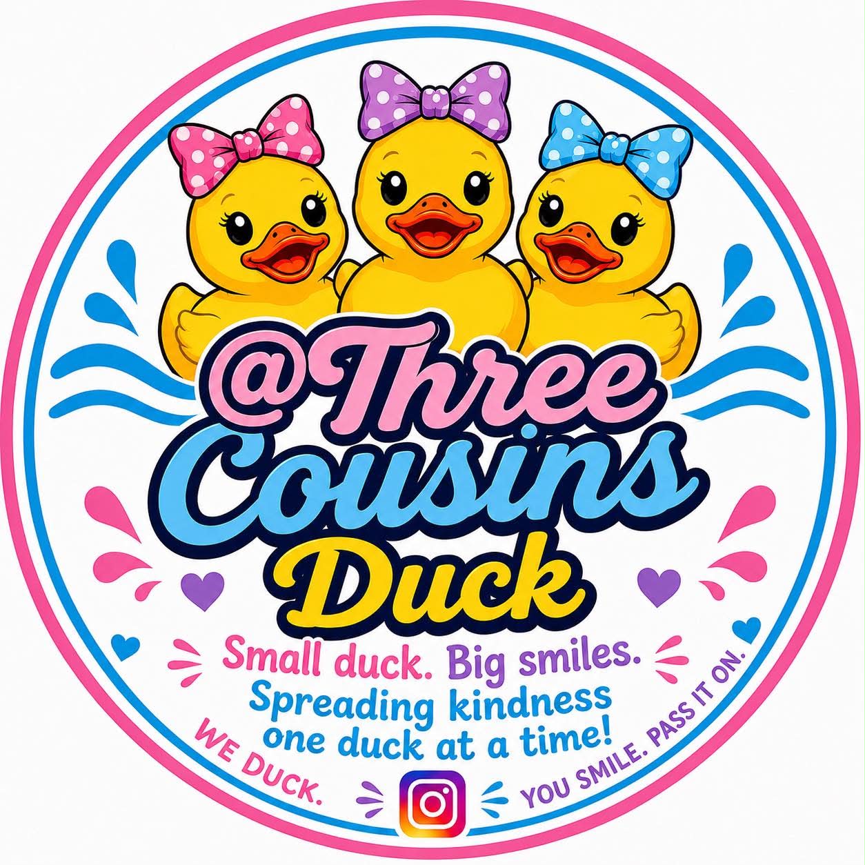 50 2" Stickers Three Cousins Duck