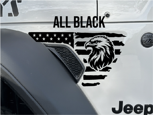 Eagle and Flag Vent Decals